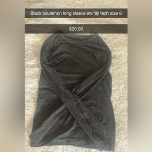 Black Lululemon Long Sleeve